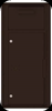 versatile™ 4C Mailbox – ADA Max Height – Hopper Collection Box 4CADS-HOP - Dark Bronze